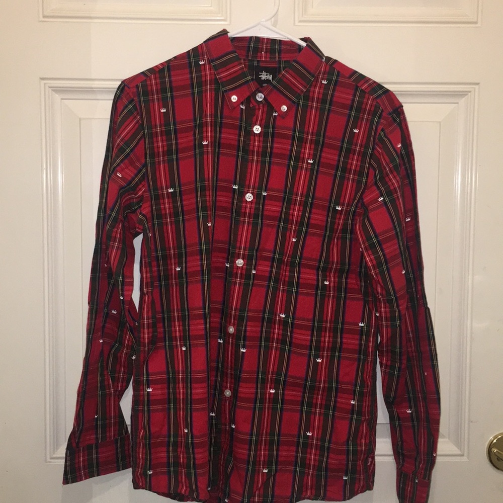 Stussy Plaid Buttoned Collar Shirt
